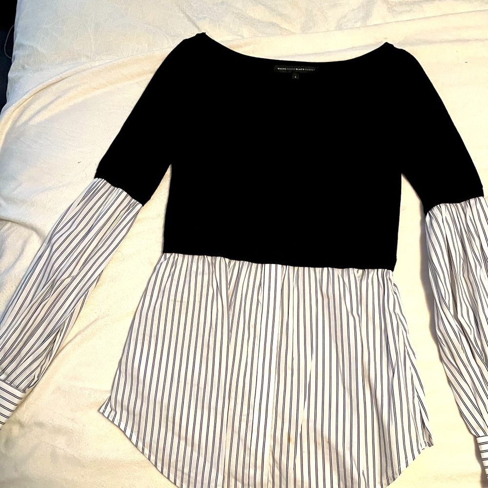 White HouseBlack Market sweater blouse